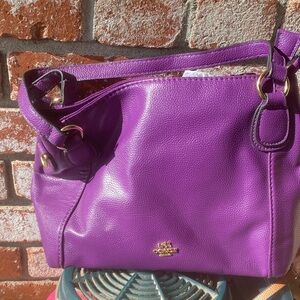Coach Vibrant Purple Shoulder Bag
